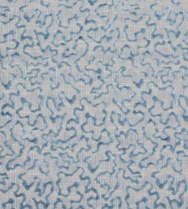 Janis Velvet Fabric by Schumacher Moonstone