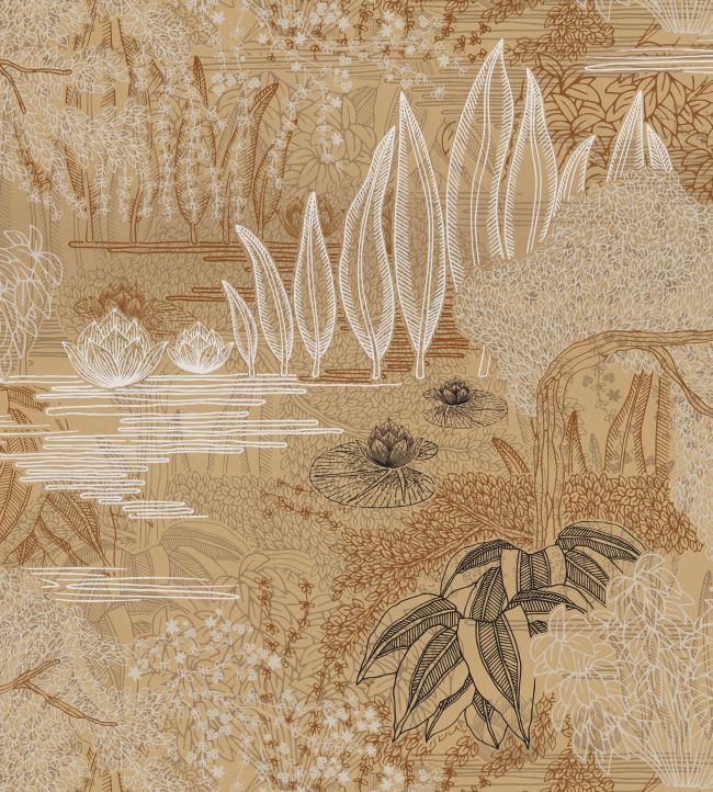 Jasmin Wallpaper by Casamance Dore