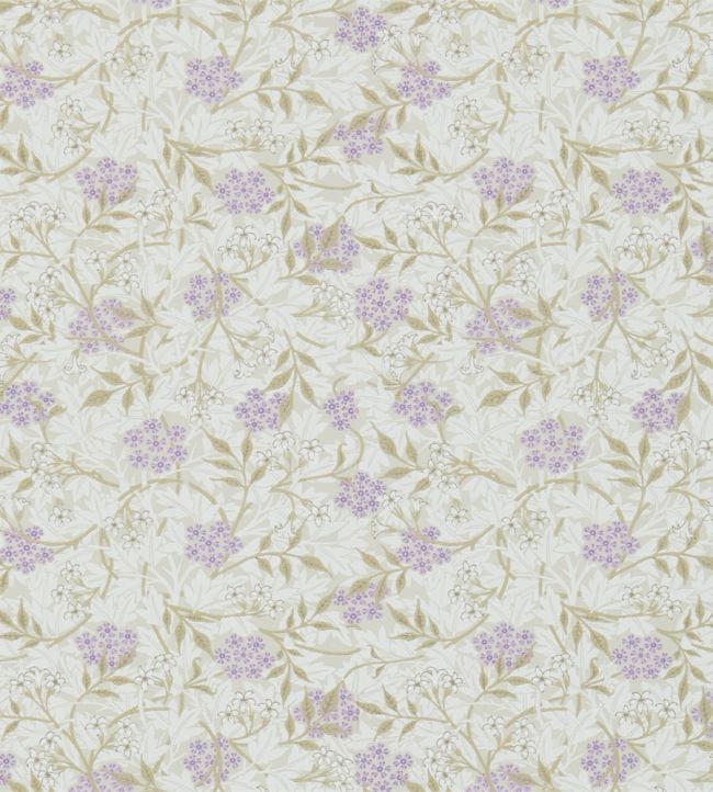 Jasmine Wallpaper by Morris & Co Lilac Olive