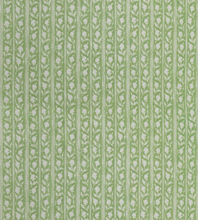 Jasmine Stripe Fabric by Jim Thompson No.9 Leafy