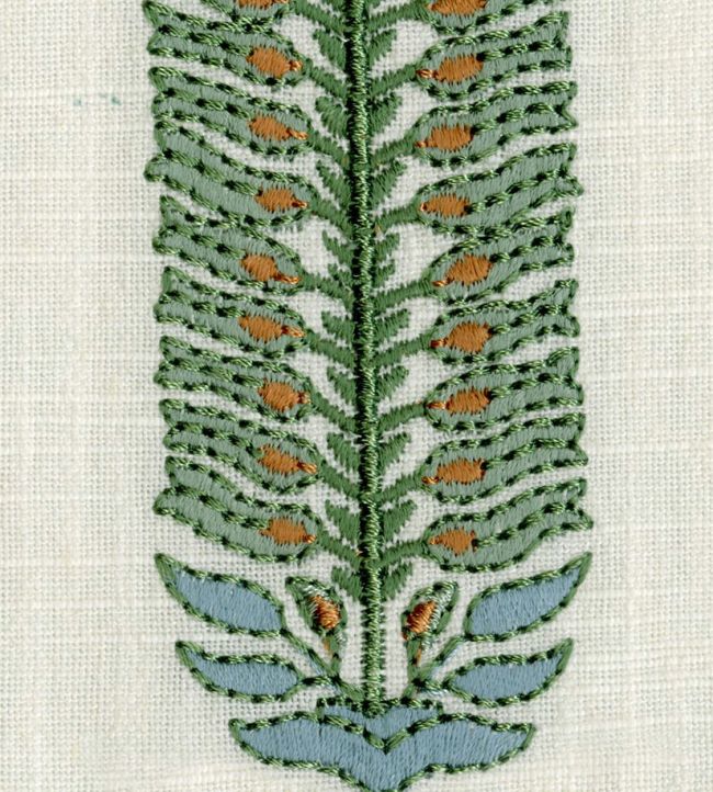 Jasmine Stripe Fabric by JORO Sage