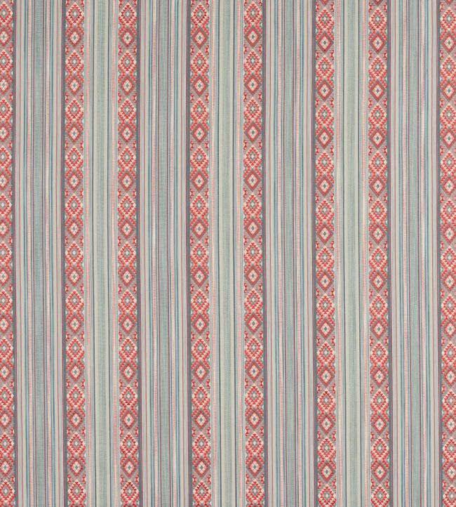 Javalli Stripe Fabric by Jane Churchill Blue