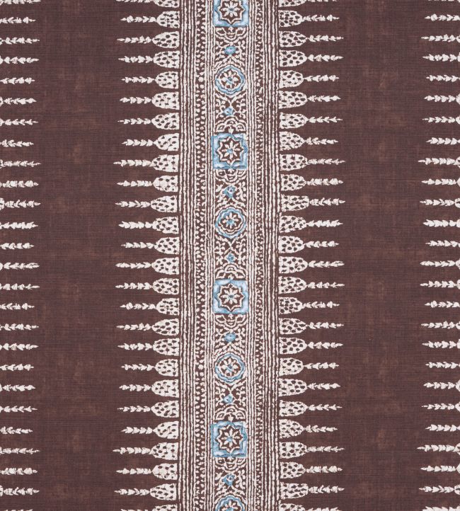 Javanese Stripe Fabric by Anna French Brown