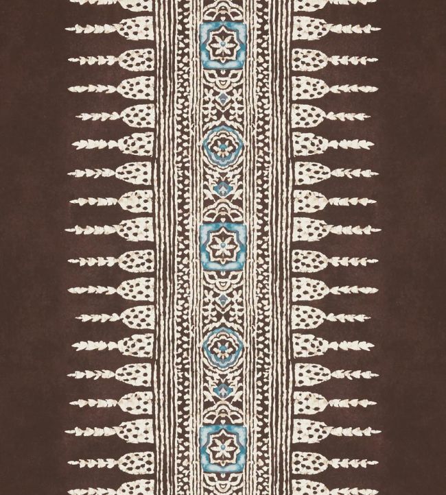 Javanese Stripe Wallpaper by Anna French Brown