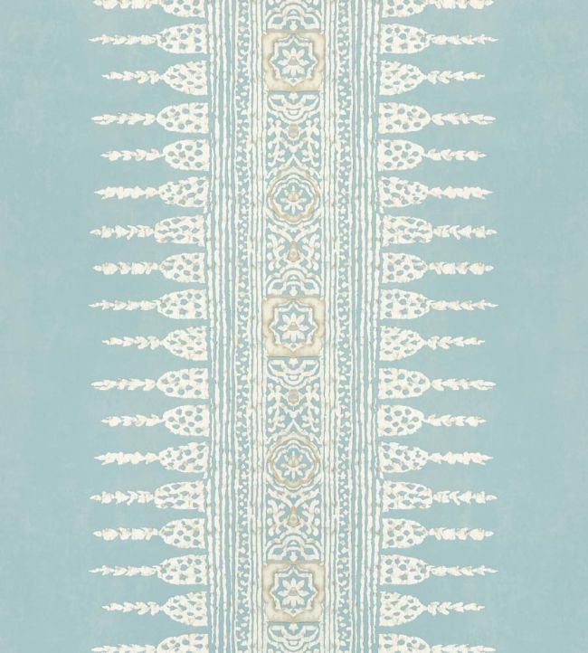 Javanese Stripe Wallpaper by Anna French Spa Blue