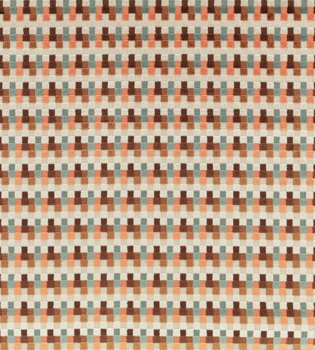 Javi Fabric by Romo Mandarin