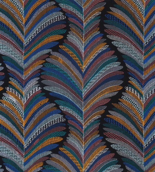 Je T'aime Fabric by Camengo Indigo