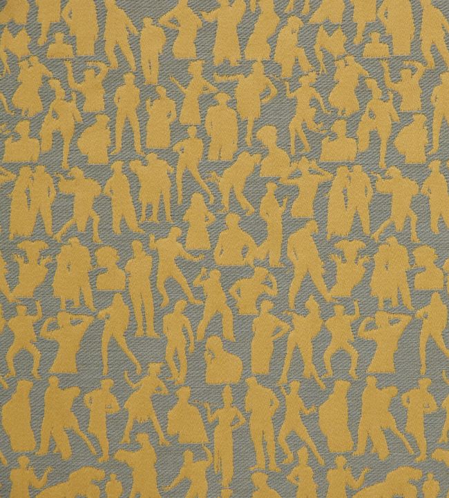 Silhouettes Fabric by Jean Paul Gaultier Jaune