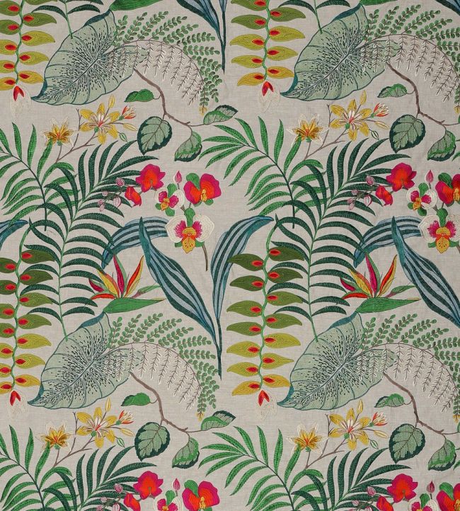 Heliconia Dreamin Fabric by Jim Thompson Tropical
