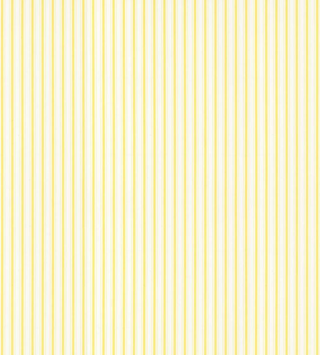 Johnson Stripe Wallpaper by Scalamandre Lemon