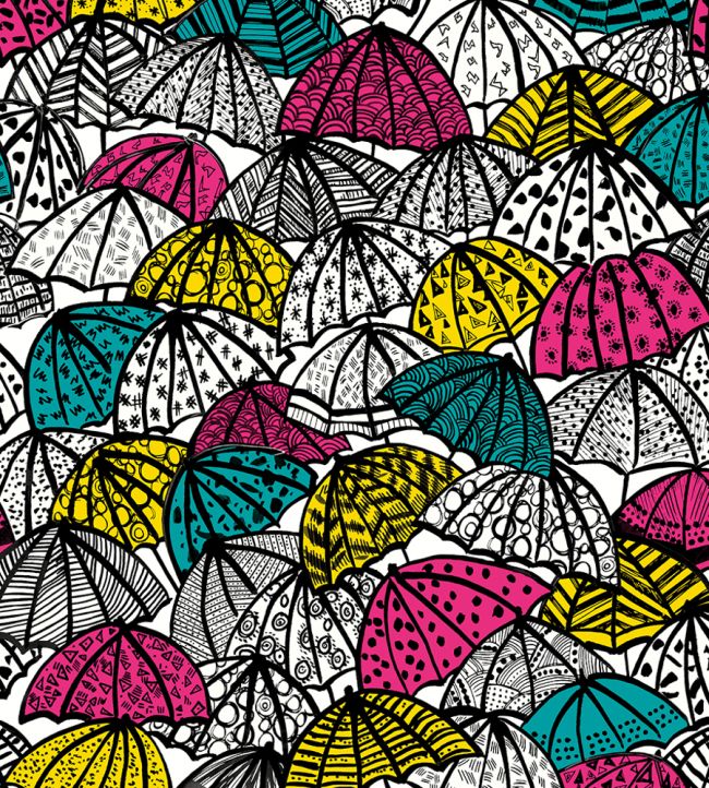 Jolly Brollies Wallpaper by Ohpopsi Juicy