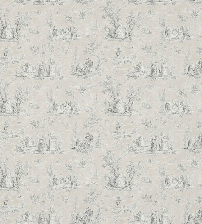 Josette Wallpaper by Sanderson Natural/Charcoal