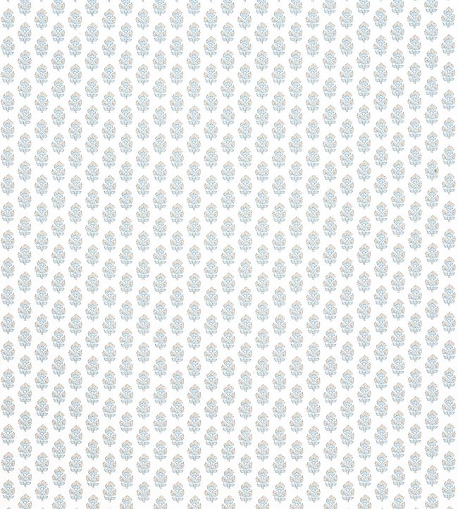 Julian Fabric by Anna French Beige and Spa Blue