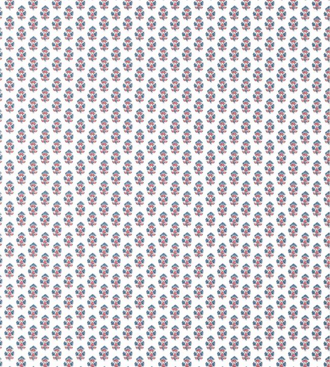 Julian Wallpaper by Anna French Red/Blue