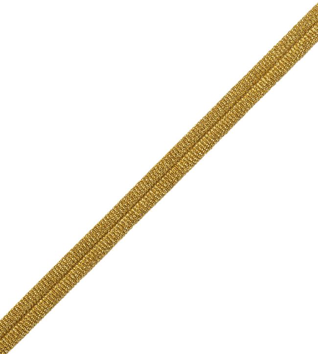 Julienne Metallic Double Welting Trimming by Samuel & Sons Gold Dust
