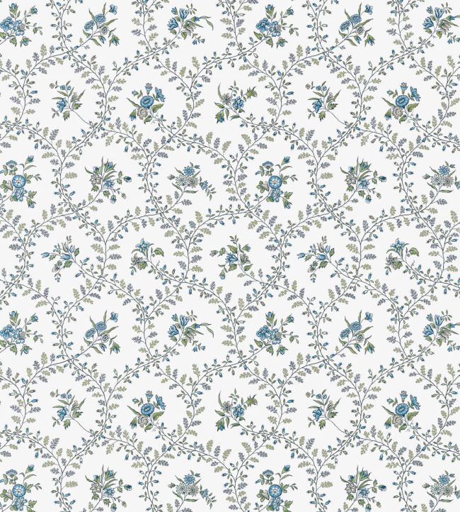 Juliette Trail Wallpaper by Anna French Blue and Green