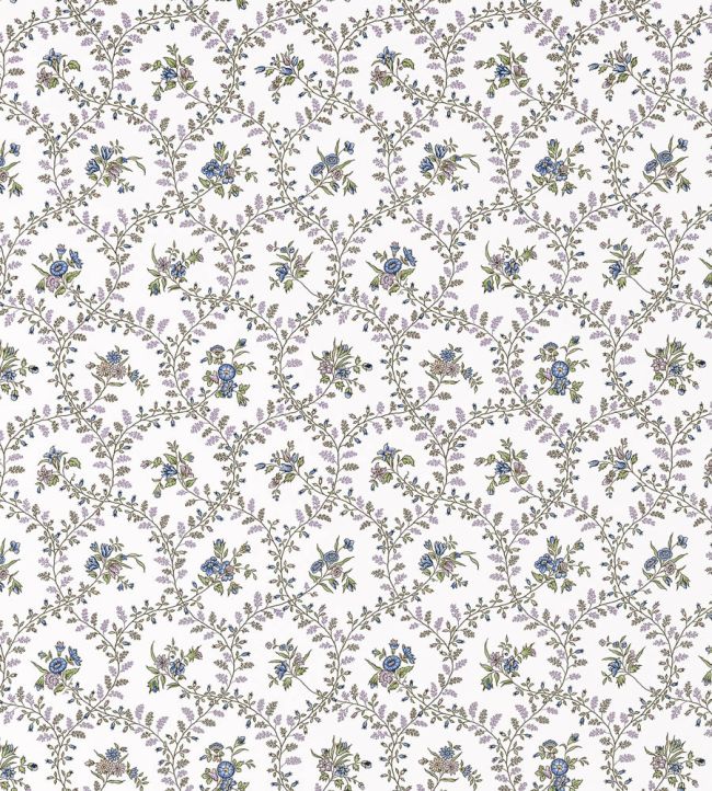 Juliette Trail Fabric by Anna French Lavender and Blue