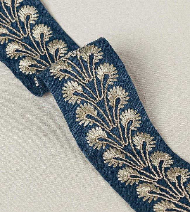 Juniper Braid Trimming by Colefax and Fowler Navy