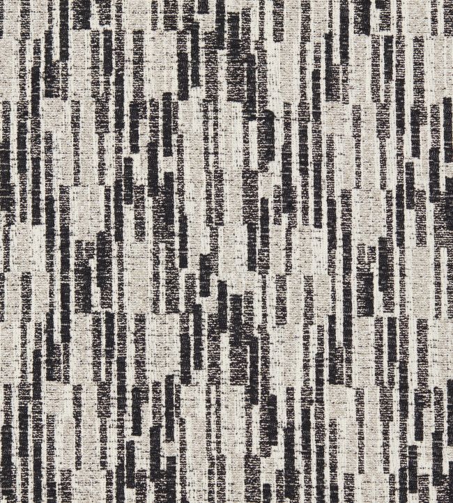 Juno Jacquard Fabric by Clarke & Clarke Noir