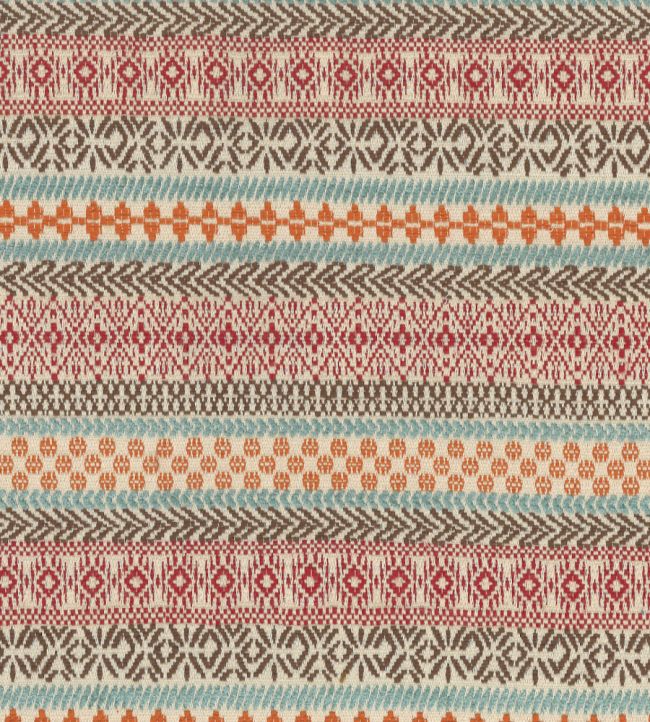 Jura Fabric by Marvic Red/Orange