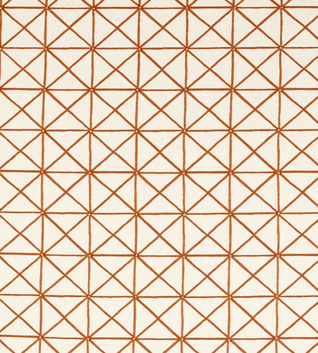 Kado Fabric by Harlequin Frost/Paprika