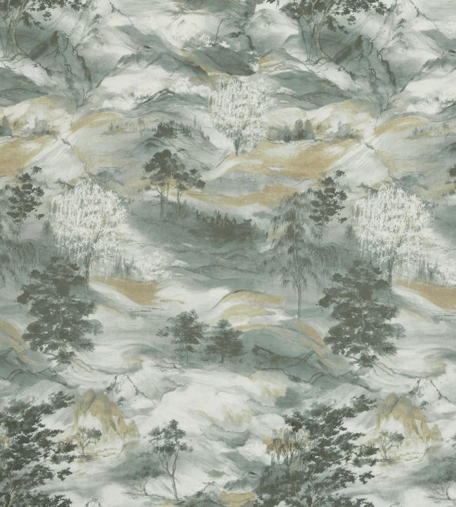 Pirin Fabric by Kai Eucalyptus