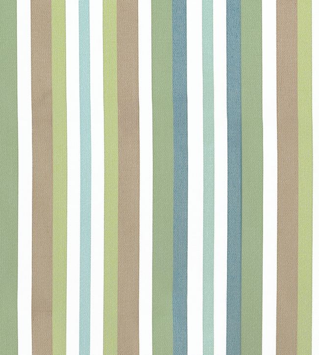 Kalea Stripe Fabric by Thibaut Lagoon