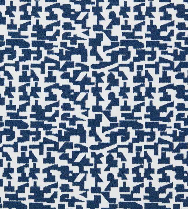 Kaleia Fabric by Clarke & Clarke Midnight