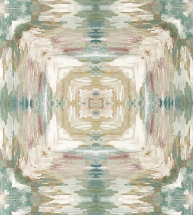 Kalia Wallpaper by Clarke & Clarke Mineral/blush