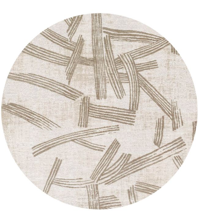 Louis De Poortere Kanji Round rug Dune 120004 Dune