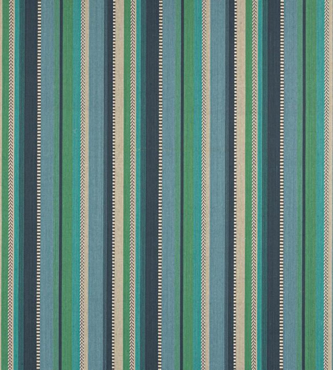 Kansa Stripe Fabric by Jane Churchill Blue
