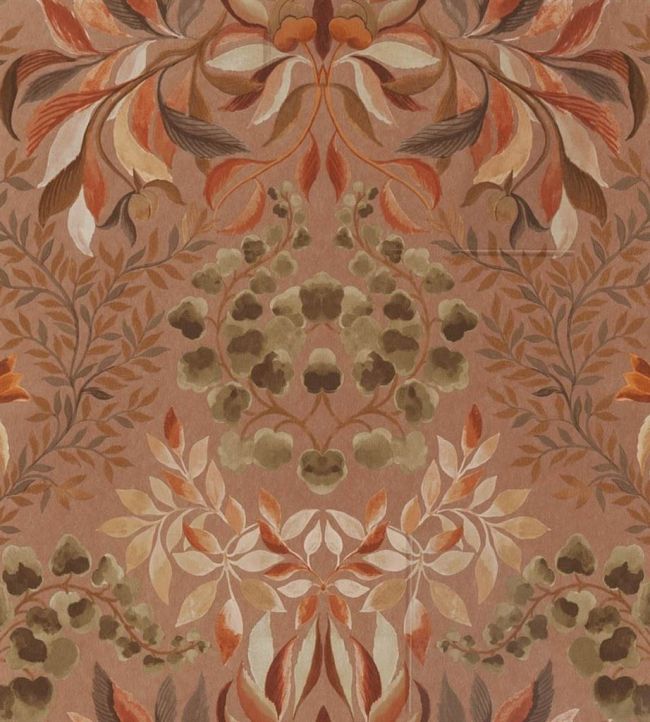 Karakusa Wallpaper by Designers Guild Copper