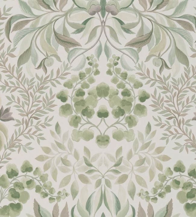 Karakusa Wallpaper by Designers Guild Eau De Nil