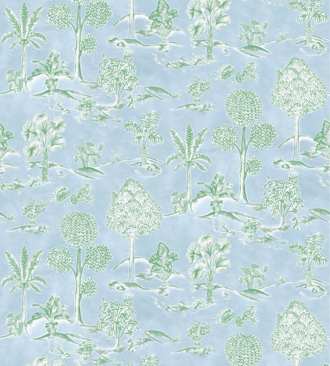 Karuna Wallpaper by Osborne & Little Sky/Leaf