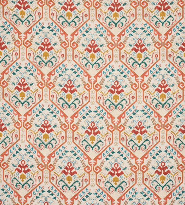 Kashmar Fabric by Jane Churchill Red