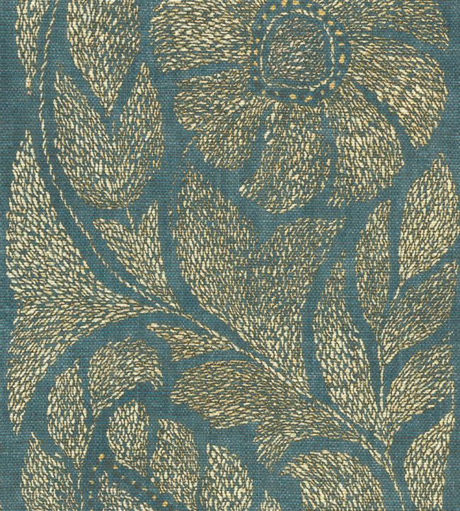 Kashmiri Fabric by Lewis & Wood Marmara Gold