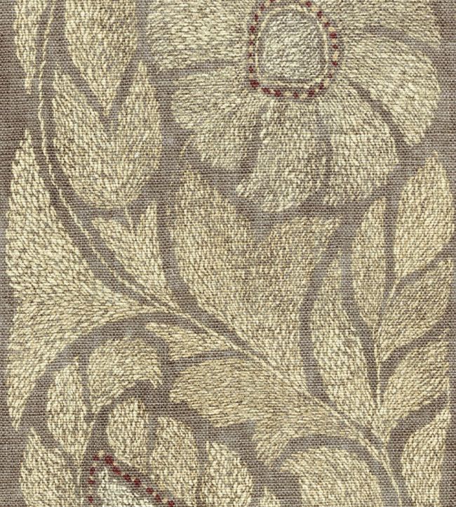 Kashmiri Fabric by Lewis & Wood Pumice Gilt