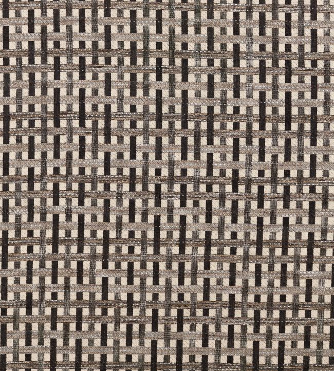 Kasper Fabric by Clarke & Clarke Charcoal/Linen