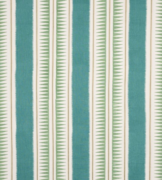 Kasper Fabric by Jane Churchill Teal/Aqua