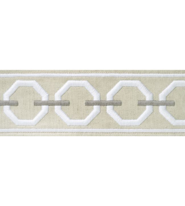 Katonah Tape Trimming by Thibaut Linen and Nickel