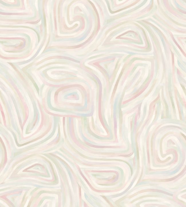 Kawakubo Wallpaper by Cole & Son Apple White & Rose