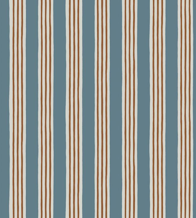 Kemble Stripe Wallpaper by Josephine Munsey Dinky, Little Ponds and Dew