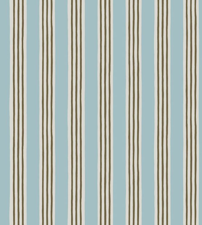 Kemble Stripe Wallpaper by Josephine Munsey Spruce, Cobber and Dew