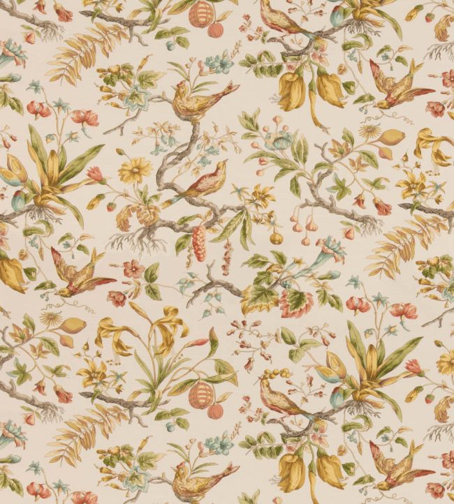 Kentwell Fabric by GP & J Baker Ochre/soft Red