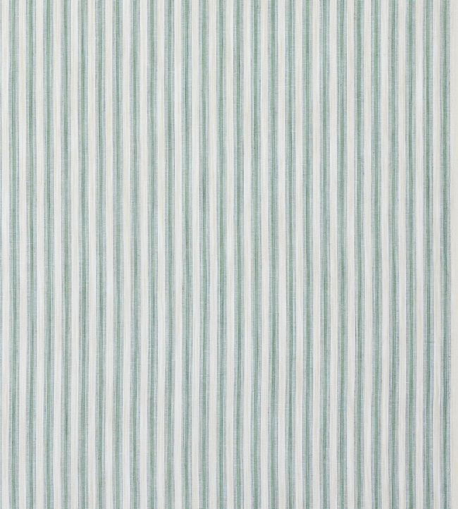 Kepple Stripe Fabric by Colefax and Fowler Forest Green
