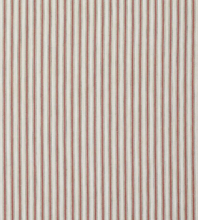 Kepple Stripe Fabric by Colefax and Fowler Tomato