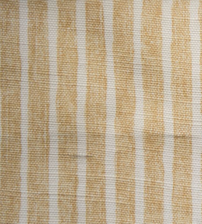 Kerala Stripe Fabric by Titley and Marr Yellow Ochre