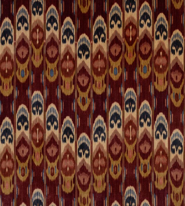 Kerala Velours Fabric by Manuel Canovas Brique