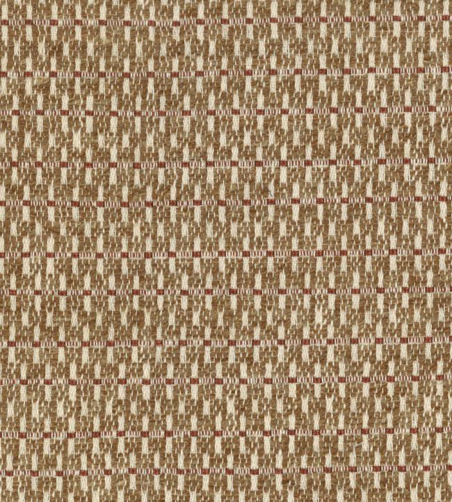 Kerrera Fabric by Marvic Ochre/Red