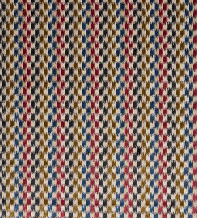 Keya Fabric by Jane Churchill Red/Blue